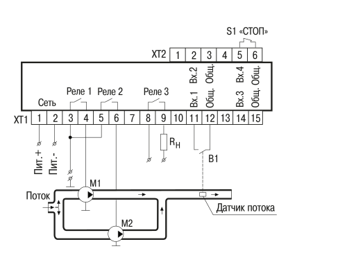 Алгоритм 11, 13, 15. Схема подключения