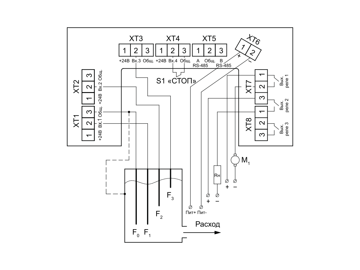 Схема подключения Алгоритм 02